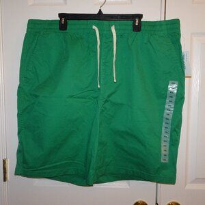 Old Navy Green Flex Shorts 9" inseam